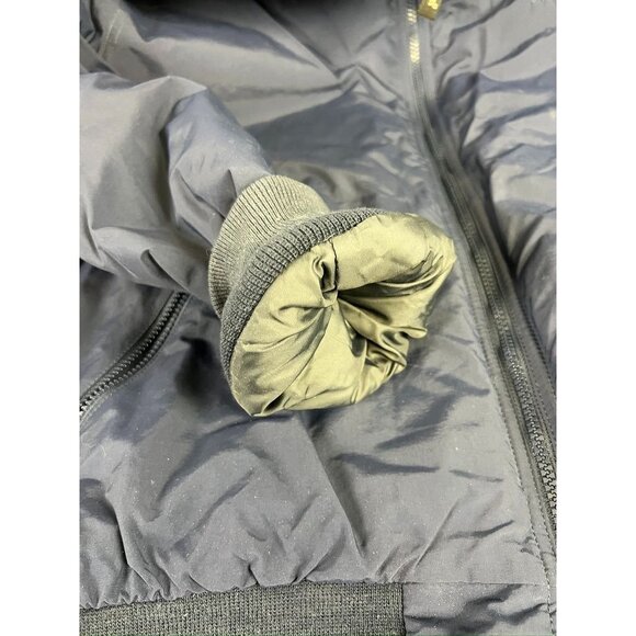 L.L. Bean Navy & Gray Lined Jacket XL Men's Nylon Polyester - Picture 4 of 9